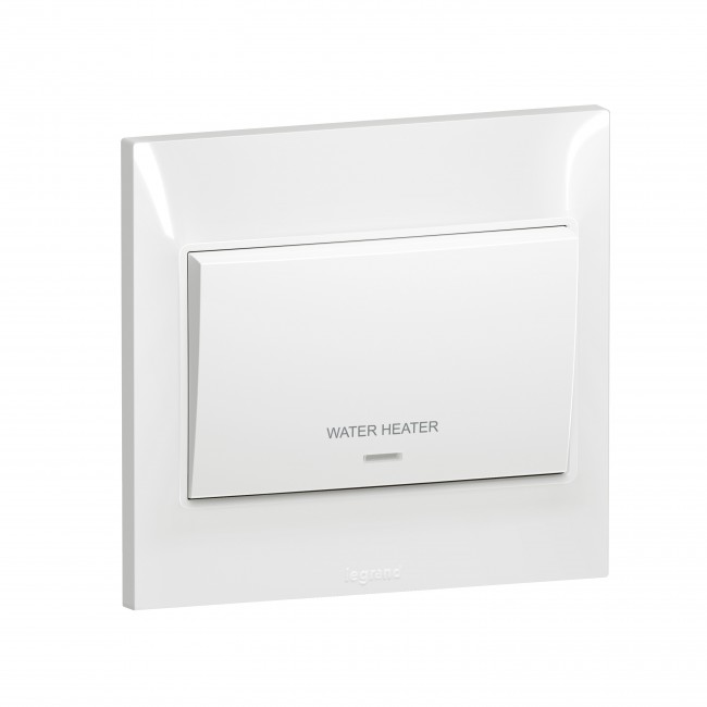 LEGRAND - Double pole switch Belanko S - 20A 250V~ 1 gang - 1-way ...