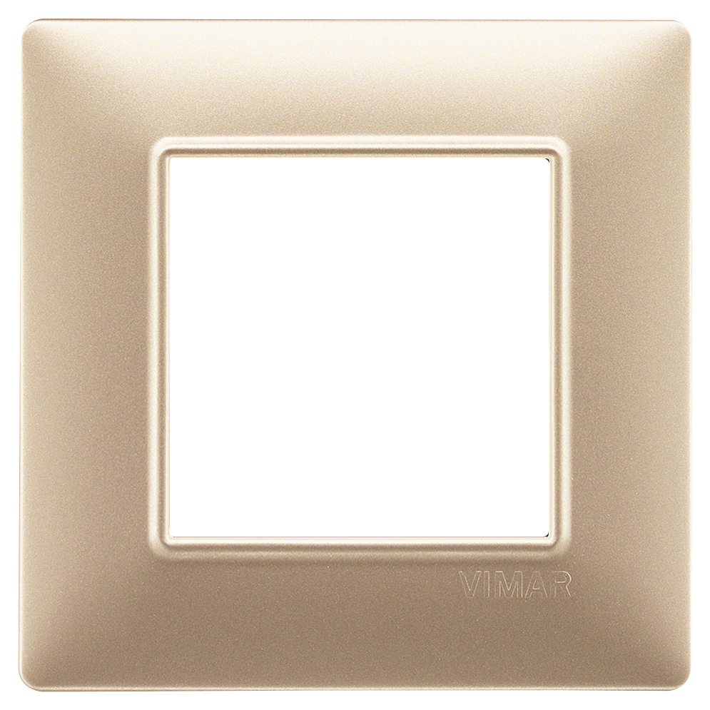 VIMAR - 14642.22 - Plate 2M techn. matt champagne