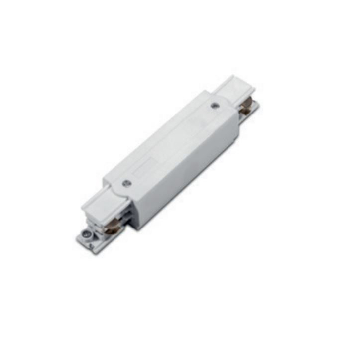 ACA LIGHTING - Straight power supply for three phase track white 4ATIW