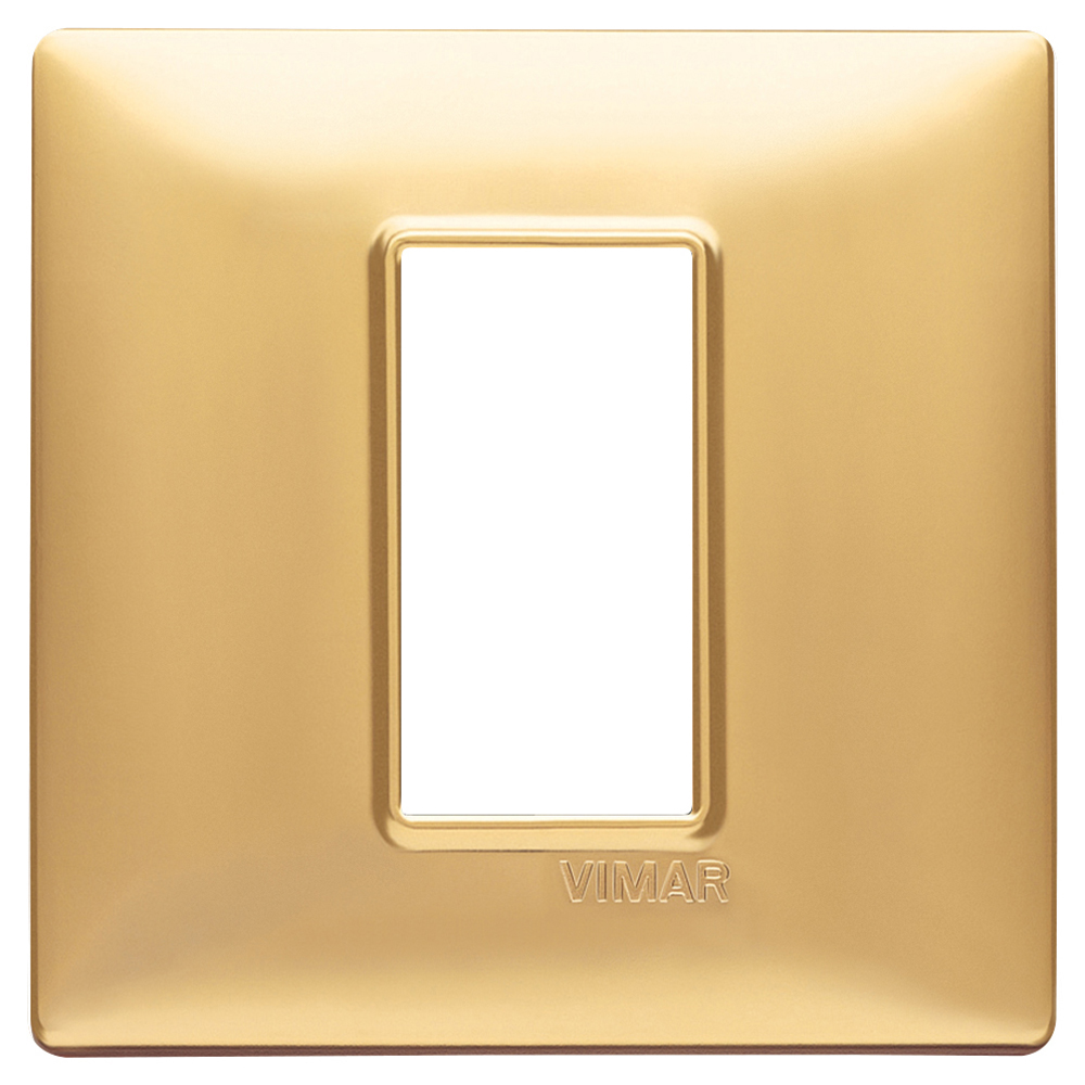 VIMAR - 14641.25 - Plate 1M techn. matt gold