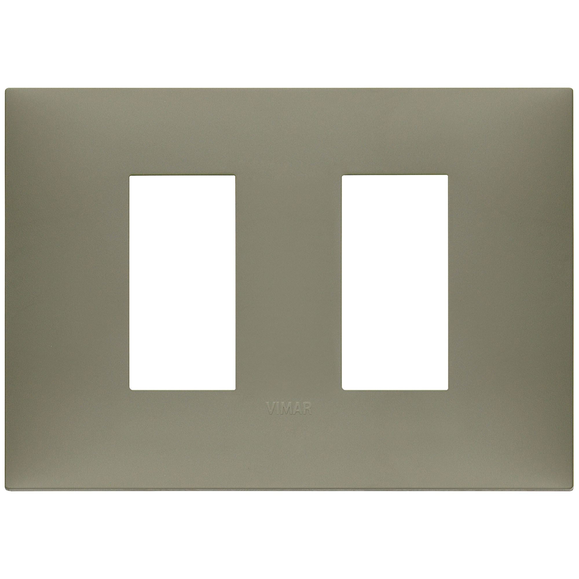 VIMAR - 09679.13 cover plate - 2 separate module matt clay color NEVE UP