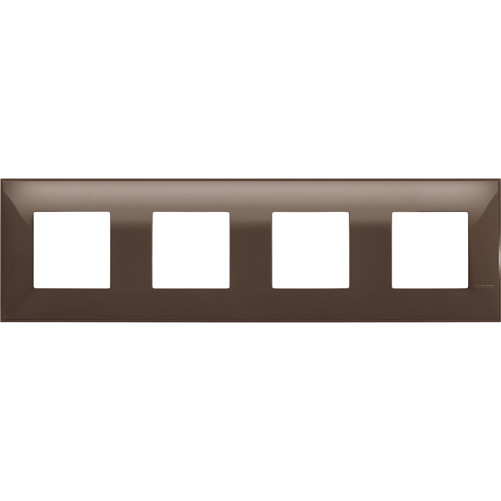 BTICINO - R4802M4MK cover plate - 2+2+2+2 horizontal/vertical installation modules - Moka