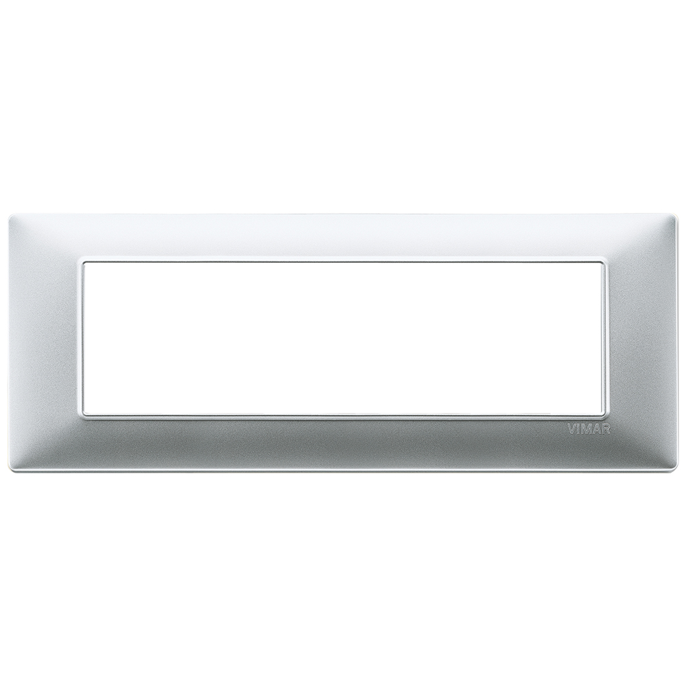 VIMAR - 14657.20 - Plate 7M techn. matt silver