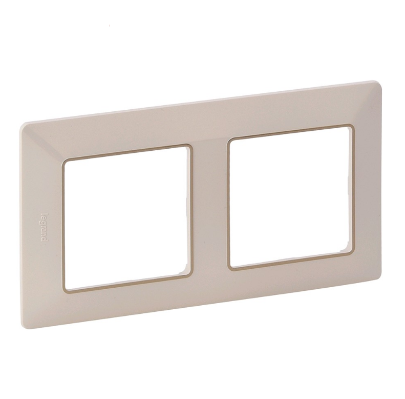 LEGRAND - Двойна рамка Valena Life 754062 крем със злато