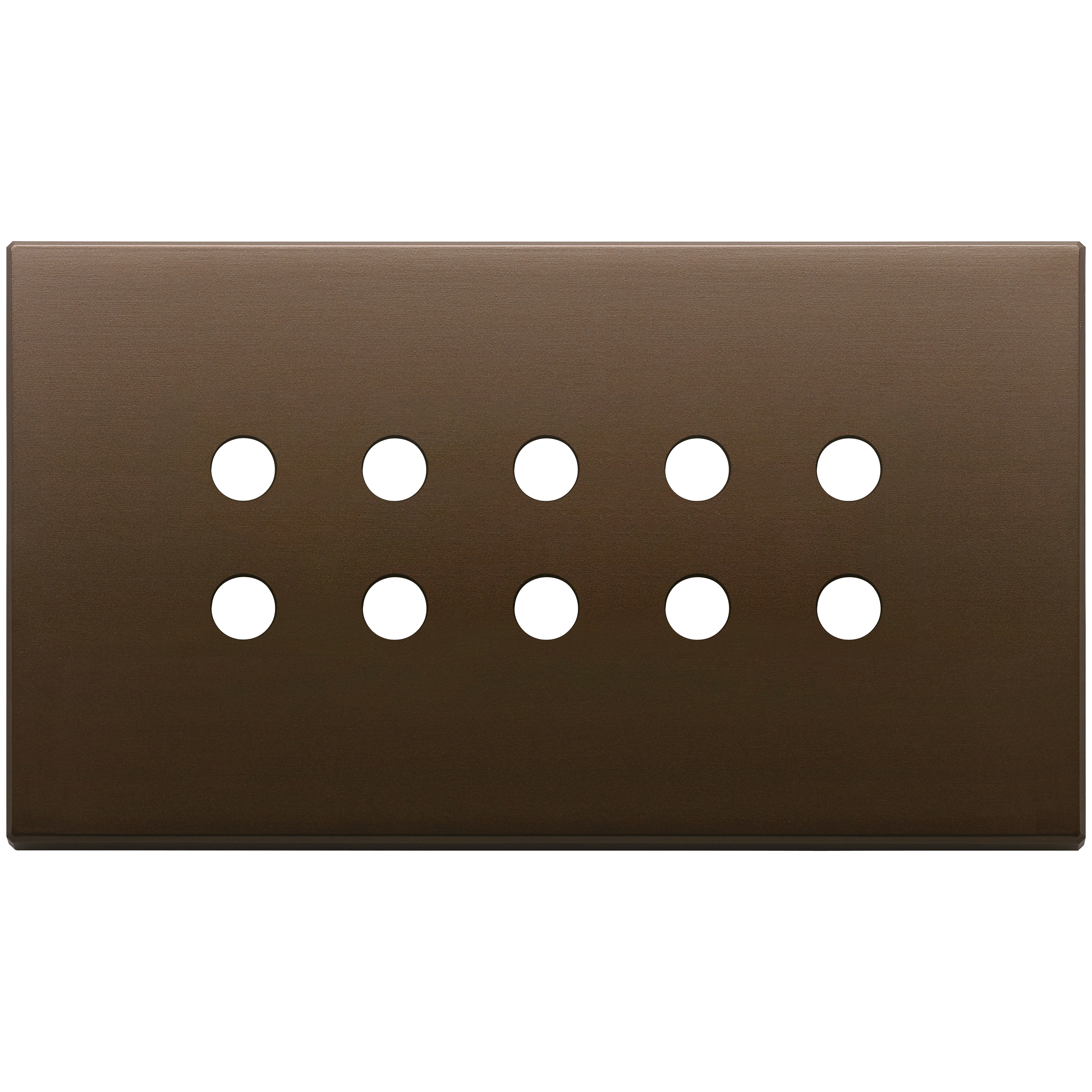 VIMAR - Plate 5Mx10 BS Tondo brushed dark bronze - 22699.RN.12