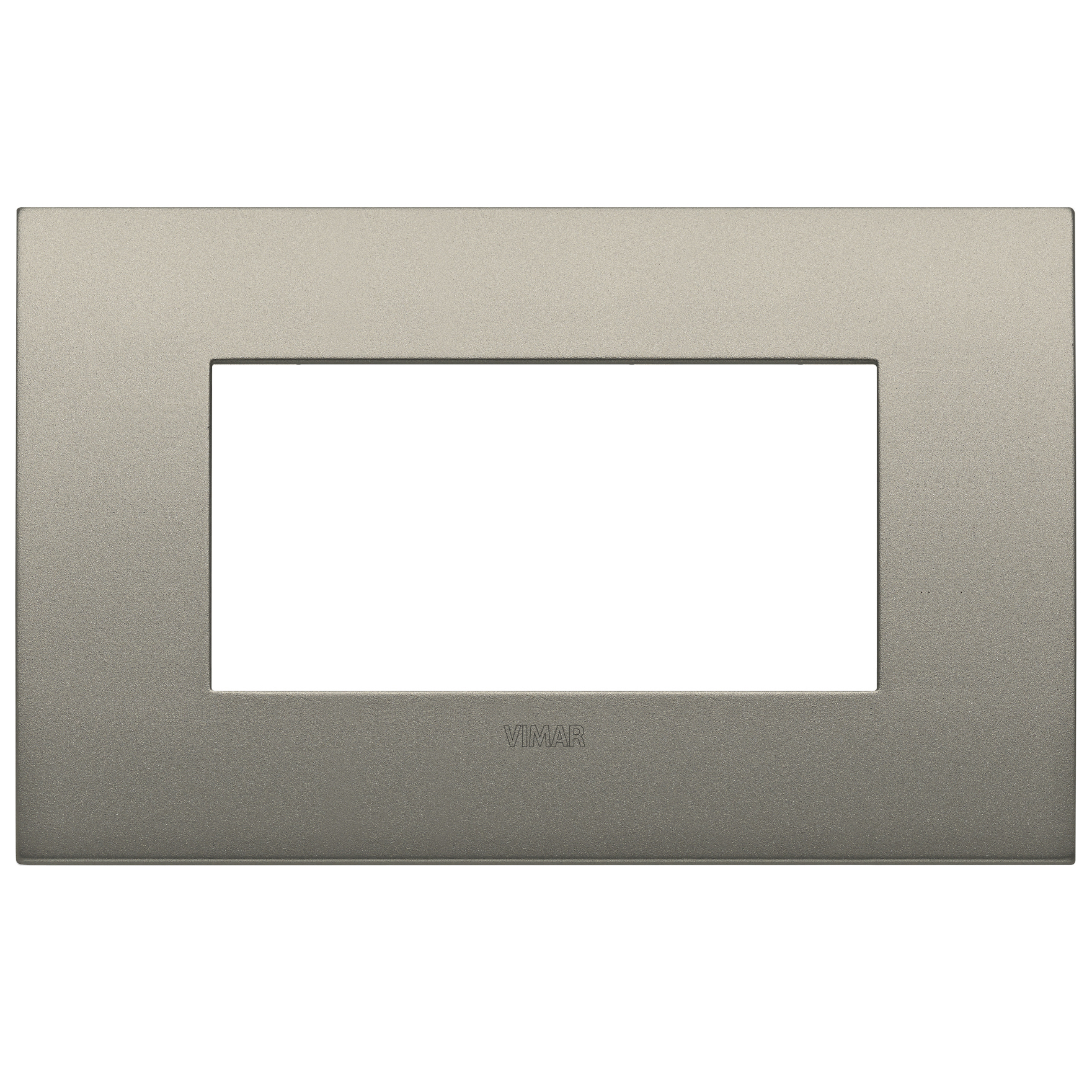 VIMAR - 19654.13 - Classic plate 4M metal matt champagne