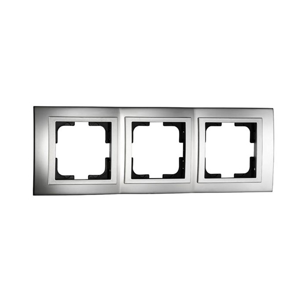 MONO ELECTRIC - MN-106-410000-162 Chrome 3gang Frame Style Chrome
