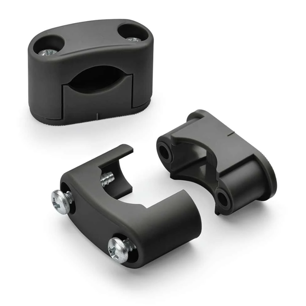 THPG - Кабелни скоби за външен монтаж черен За кабели:10-17mm. Д: 3.5 cm Ш: 1.5cm В: 2.4 cm (пакет от 20) 100826
