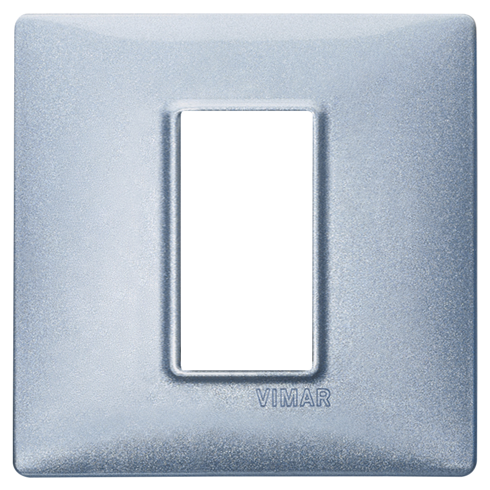 VIMAR - 14641.73 - Plate 1M metal metallized blue
