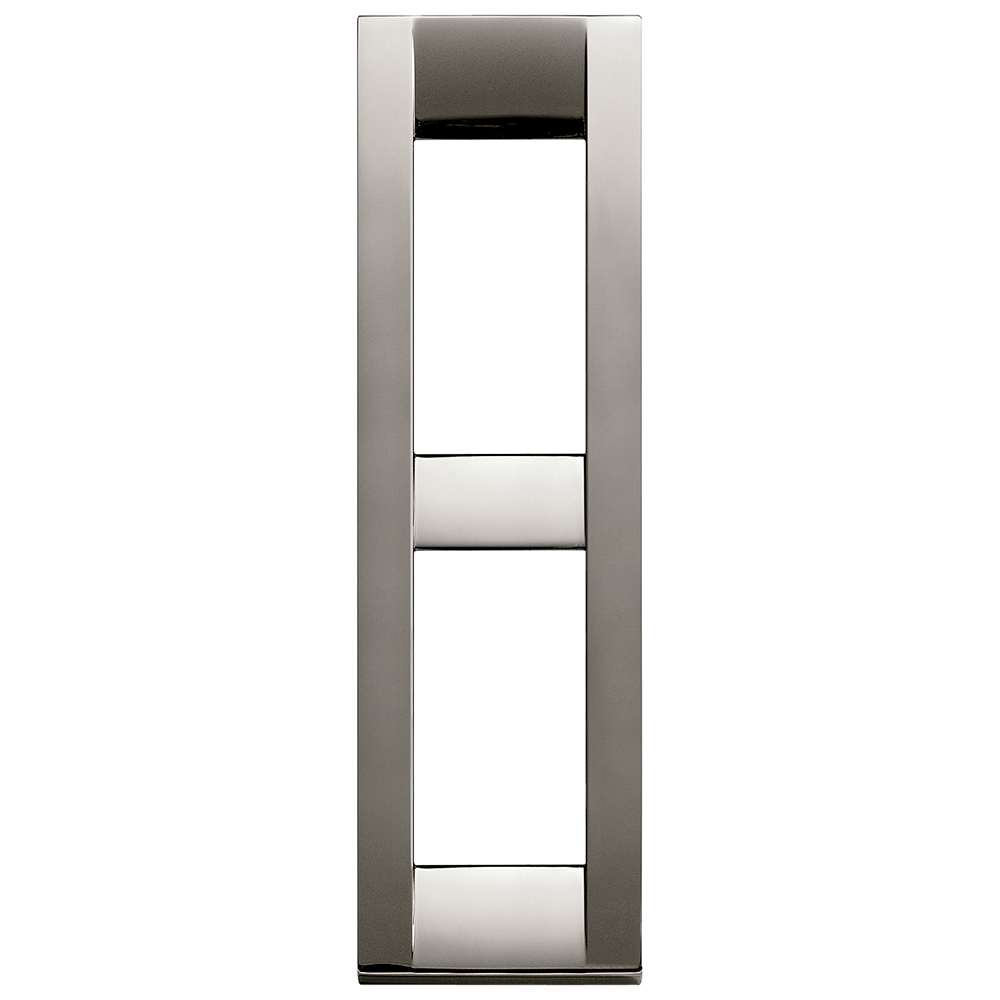 VIMAR - 16782.31 - Classica plate 2Mpan metal blackchrome 