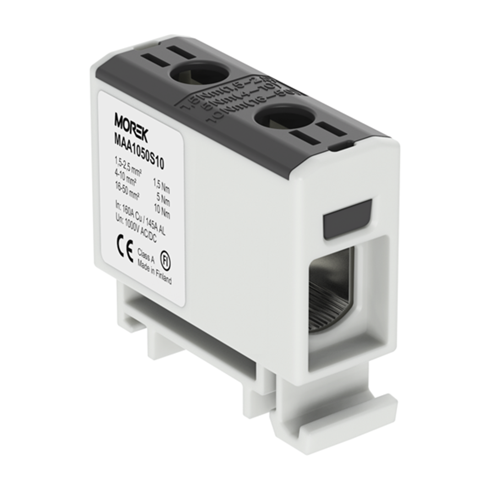 MOREK - OTL50 black 1xAl/Cu 1,5-50mm² 1000V Universal terminal  MAA1050S10