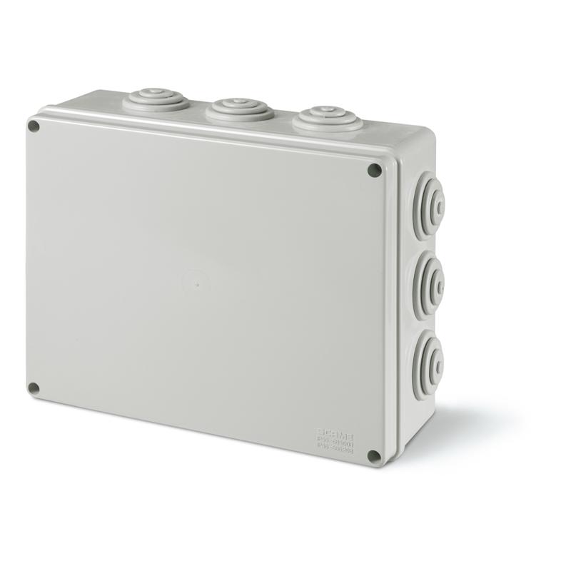SCAME - Junction Box 120х80х50mm IP55, UV, cable membranes 6x29mm, screw closure, Scabox 685.005