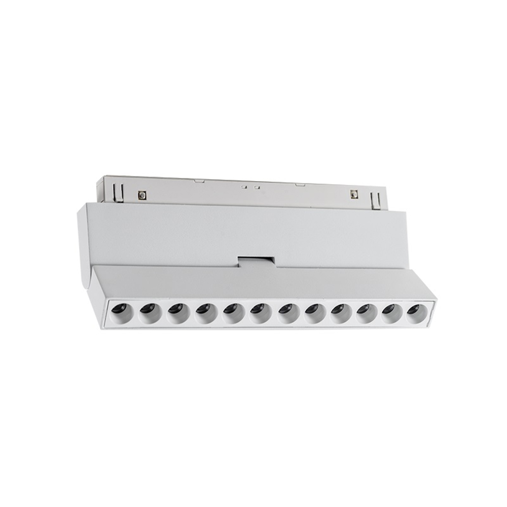 POLARIS LIGHTING - Магнитен спот бял 12W  80lm/W 960lm 4000K 24° 48V DARKLIGHT AJ DALI 23mm за шина PL1030W