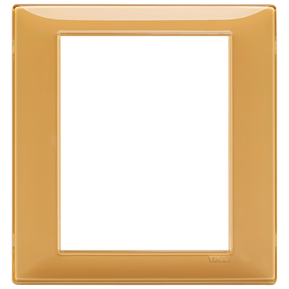 VIMAR - 14668.43 - Plate 8M Reflex amber