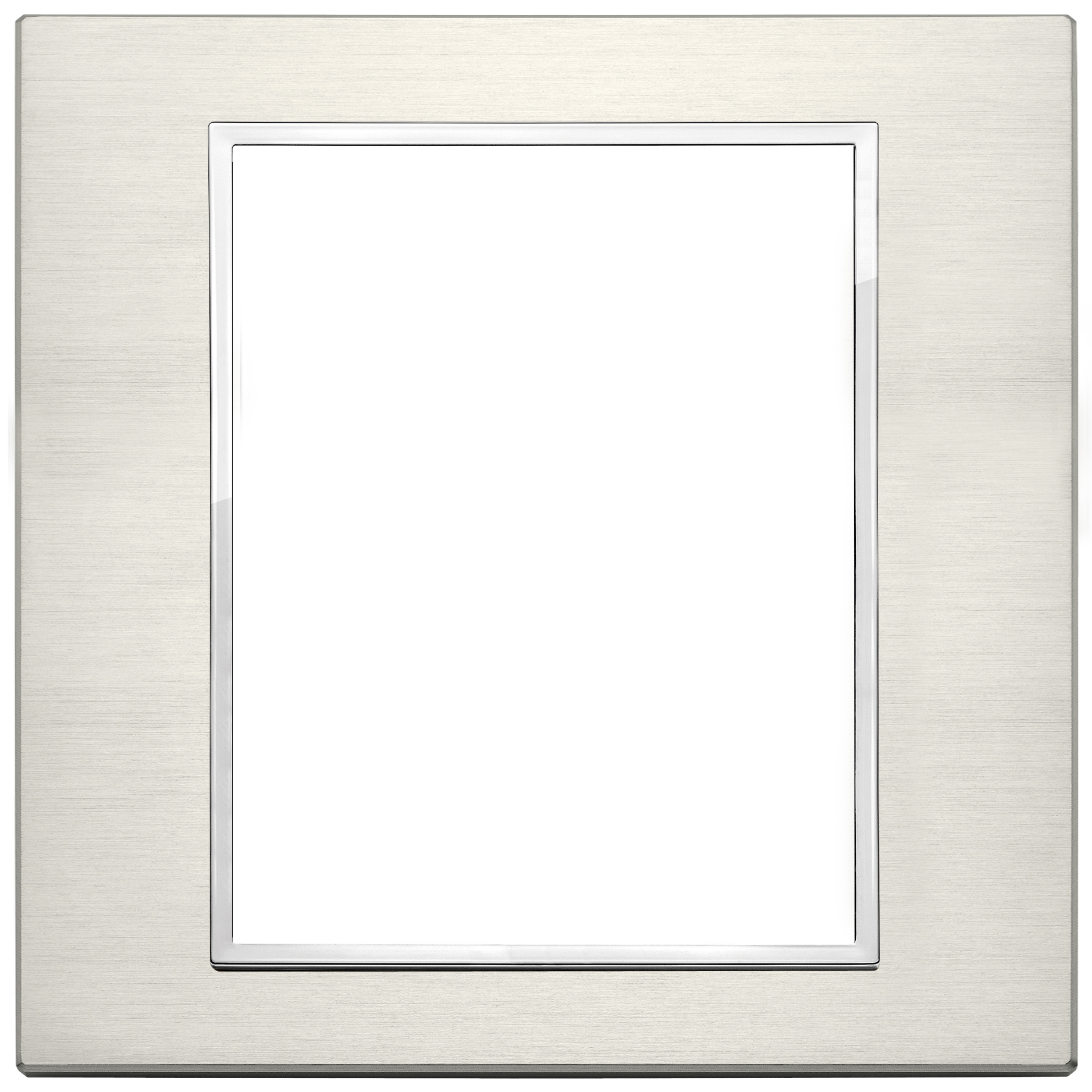 VIMAR - 21668.08 - Plate 8(4+4)M aluminium titanium