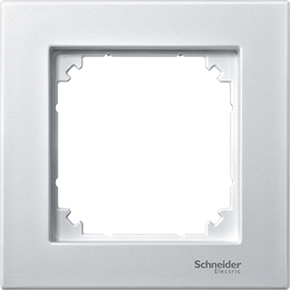 SCHNEIDER ELECTRIC - MTN515125 M-Plan frame, 1-gang, active white, glossy
