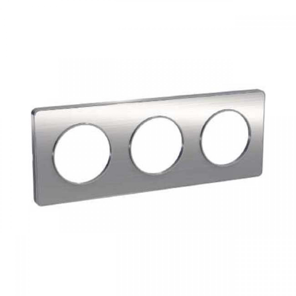 SCHNEIDER ELECTRIC - S530806J Odace Touch aluminium декоративна рамка тройна драскан алуминий