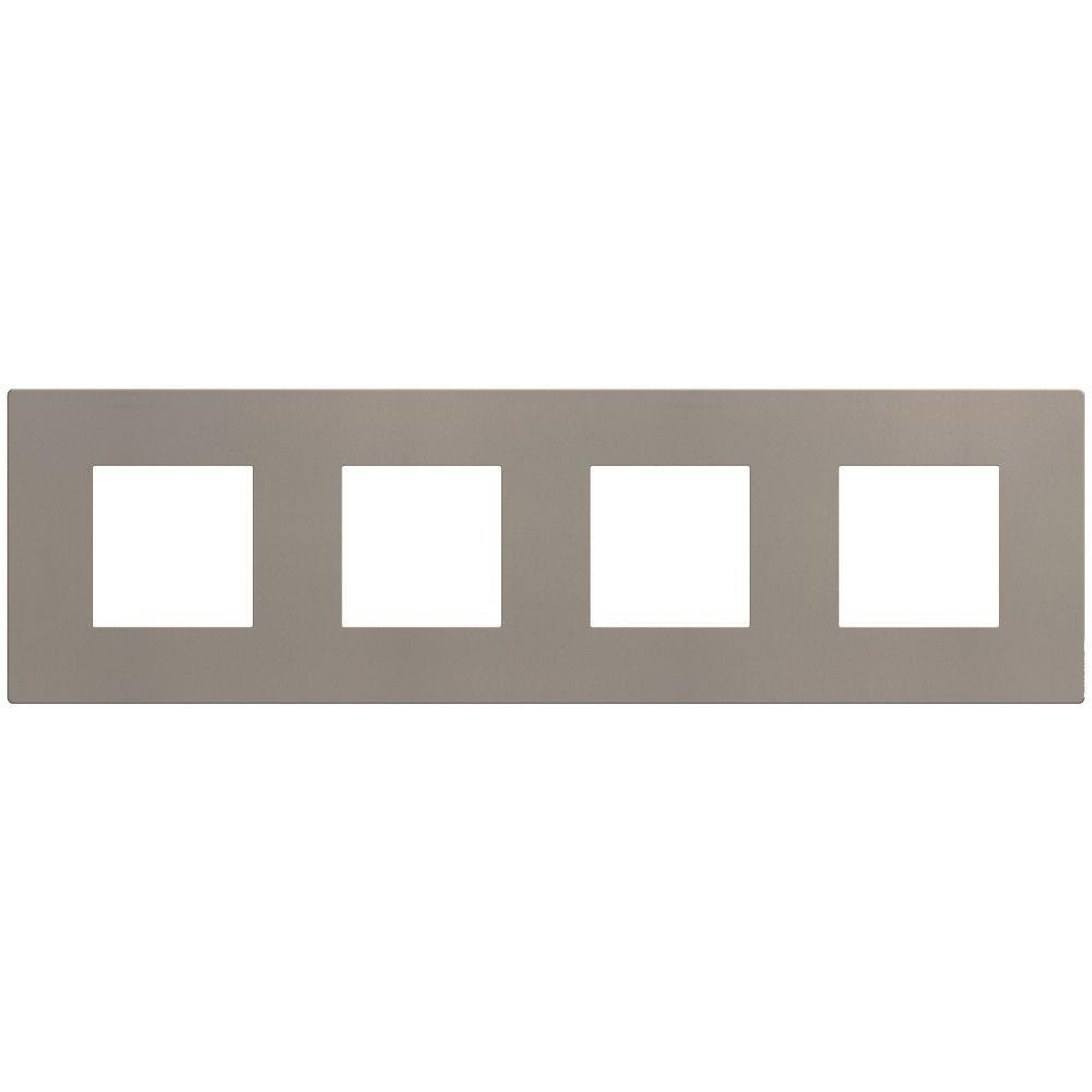 BTICINO - cover plate 2+2+2+2 modules Stone Light Now YA4802M4GG