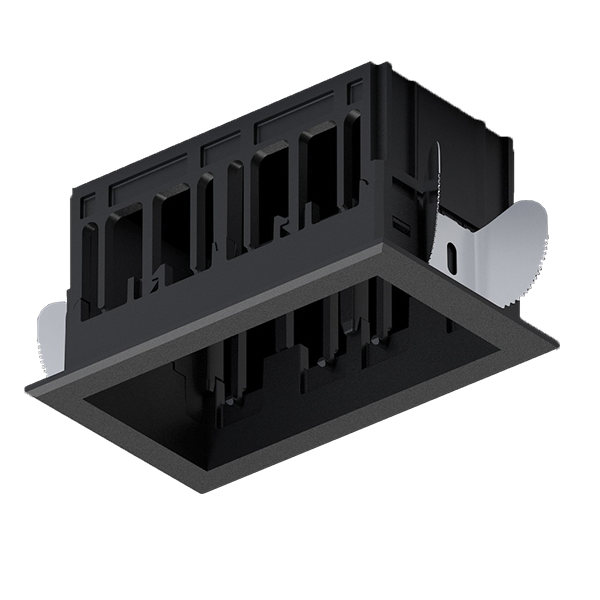 ELMARK - Console for 2 Grill COB Module Black 92MOD2GR/BL