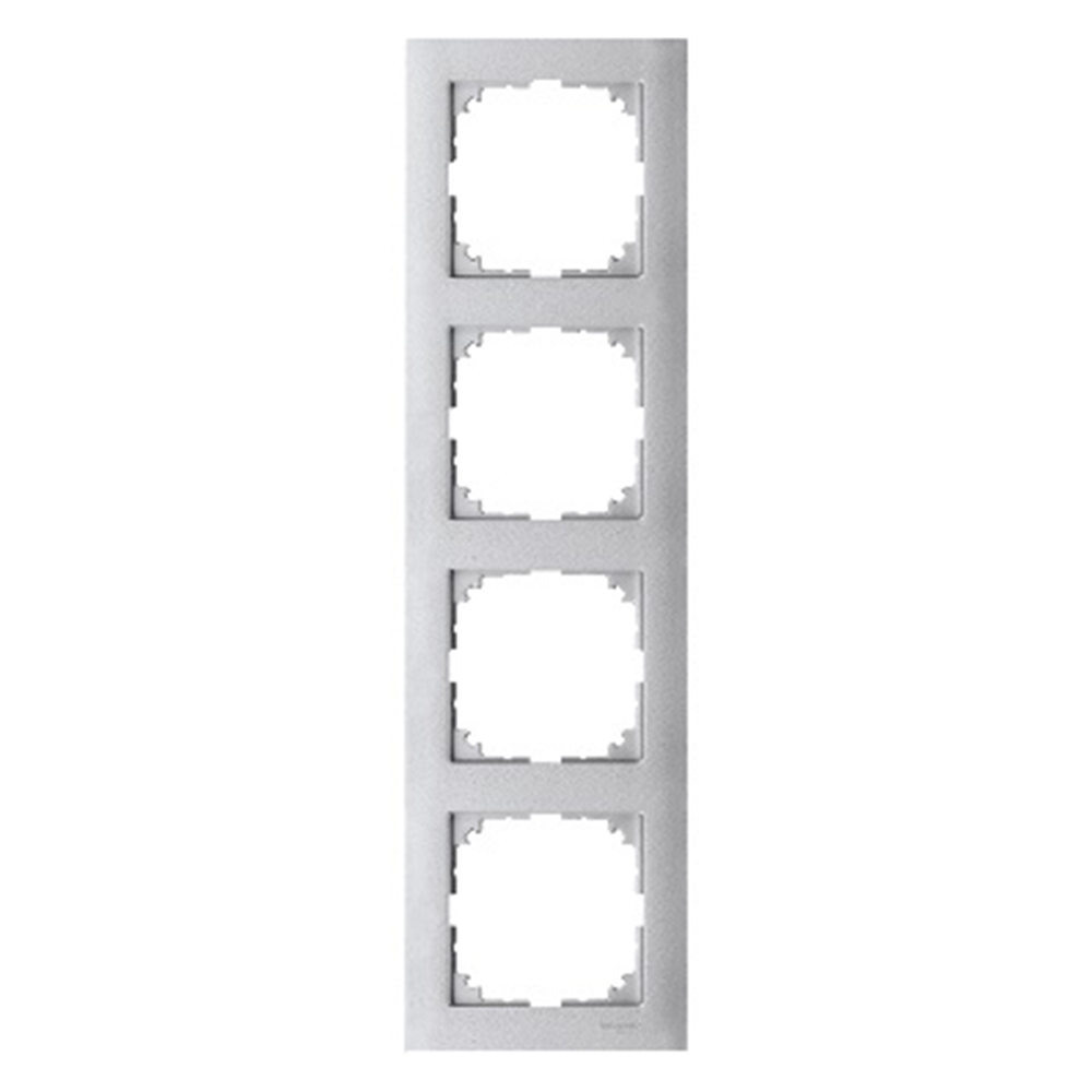 SCHNEIDER ELECTRIC - декоративна рамка четворна M-PURE алуминий MTN4040-3660