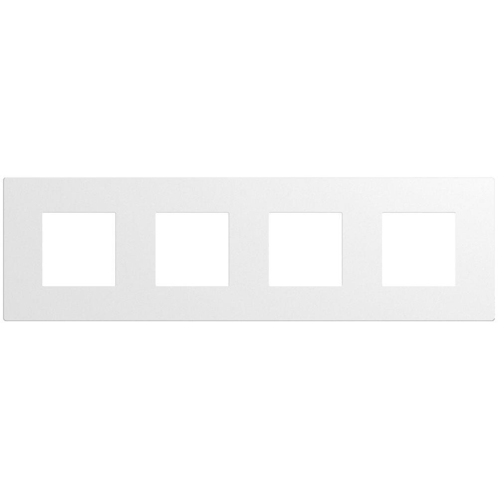 BTICINO - cover plate 2+2+2+2 modules white Light Now YA4802M4WW