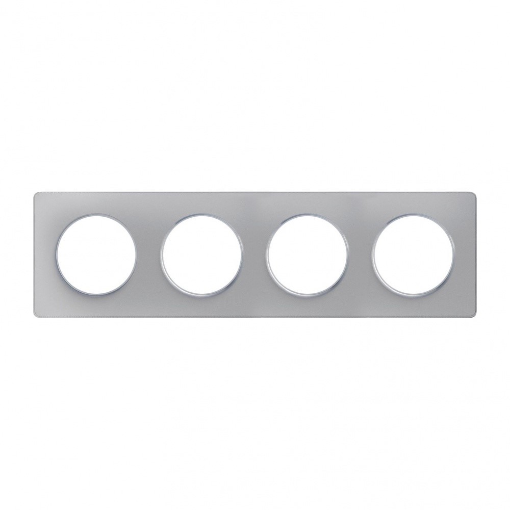 SCHNEIDER ELECTRIC - S530808 Odace Touch aluminium декоративна рамка четворна боядисан алуминий