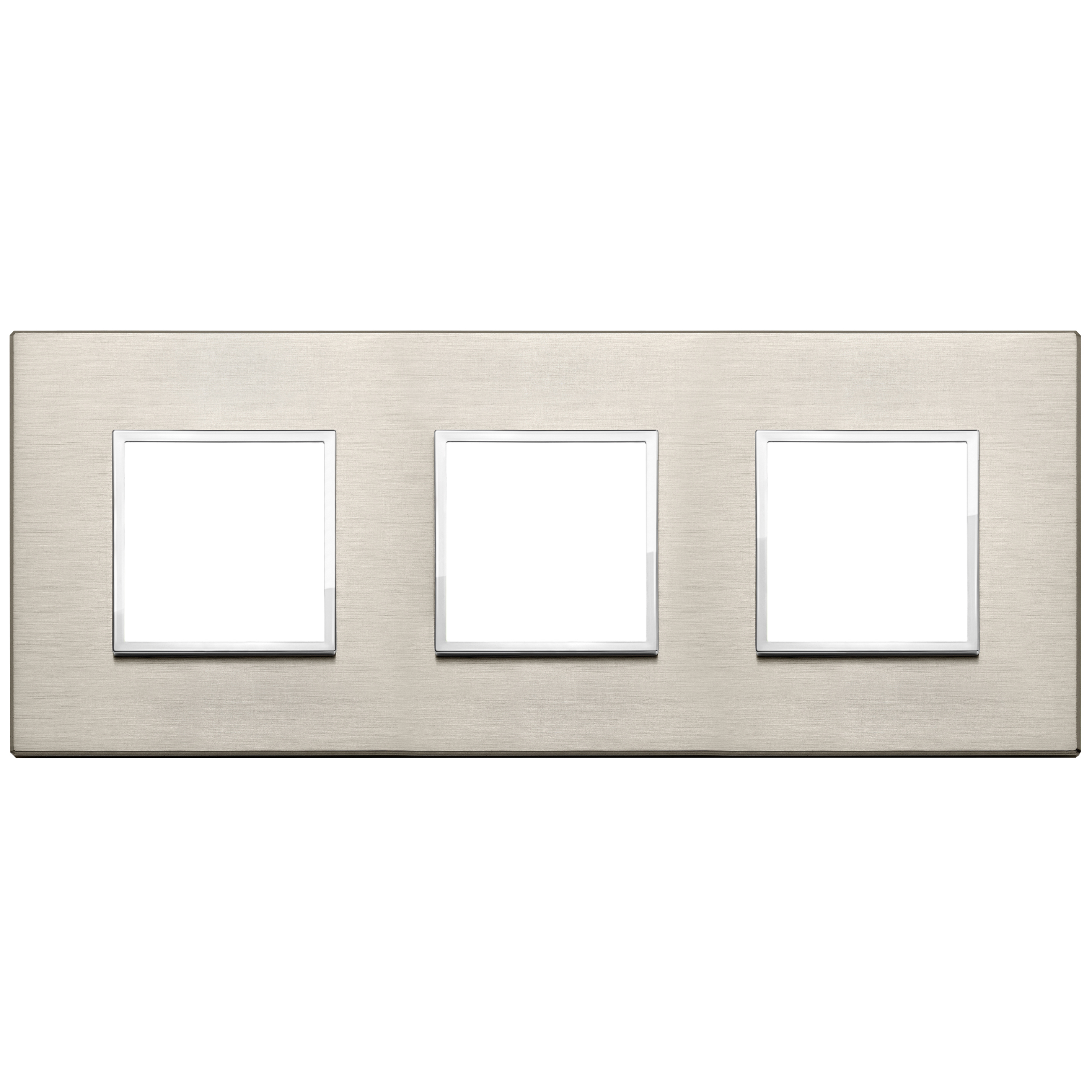 VIMAR - 21644.04 - Plate 6M (2+2+2) 71mm neutral bronze