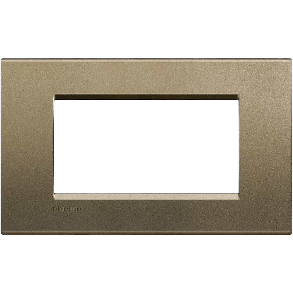 BTICINO - LNA4804SQ Рамка 4М Square правоъгълна метална Livinglight