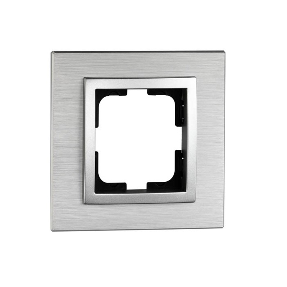 MONO ELECTRIC - MN-107-800000-160 Silver 1gang Frame Style Aluminium
