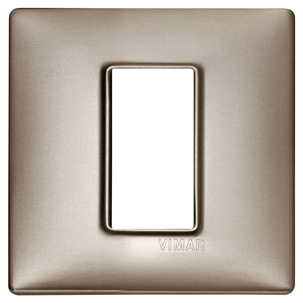 VIMAR - 14641.74 - Plate 1M metal pearl nickel