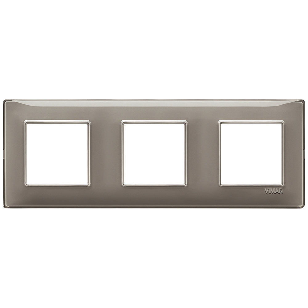 VIMAR - 14644.40 - Plate 6M (2+2+2) 71mm Reflex ash