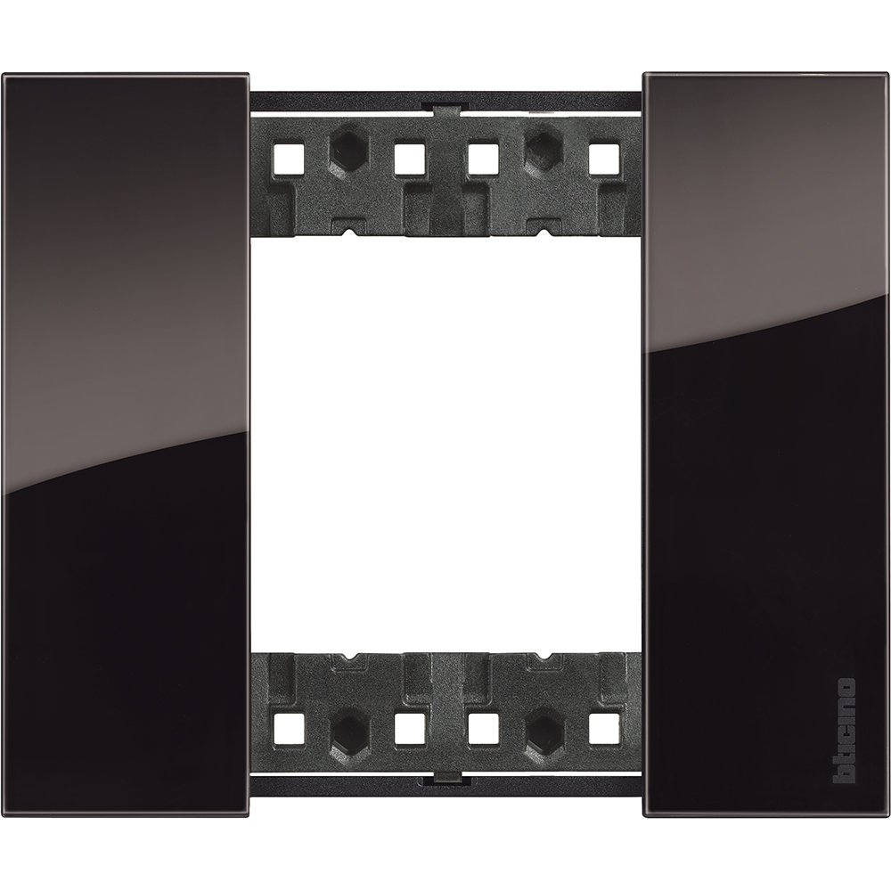 BTICINO - KA4802DG cover plate Living Now 2 modules - night