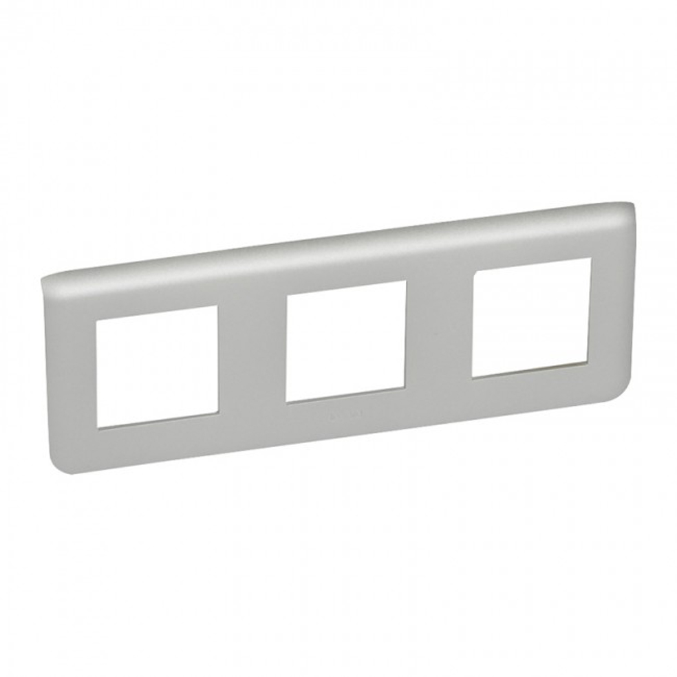 LEGRAND - 0 793 06 Plate Mosaic - 3 x 2 horizontal modules - alu