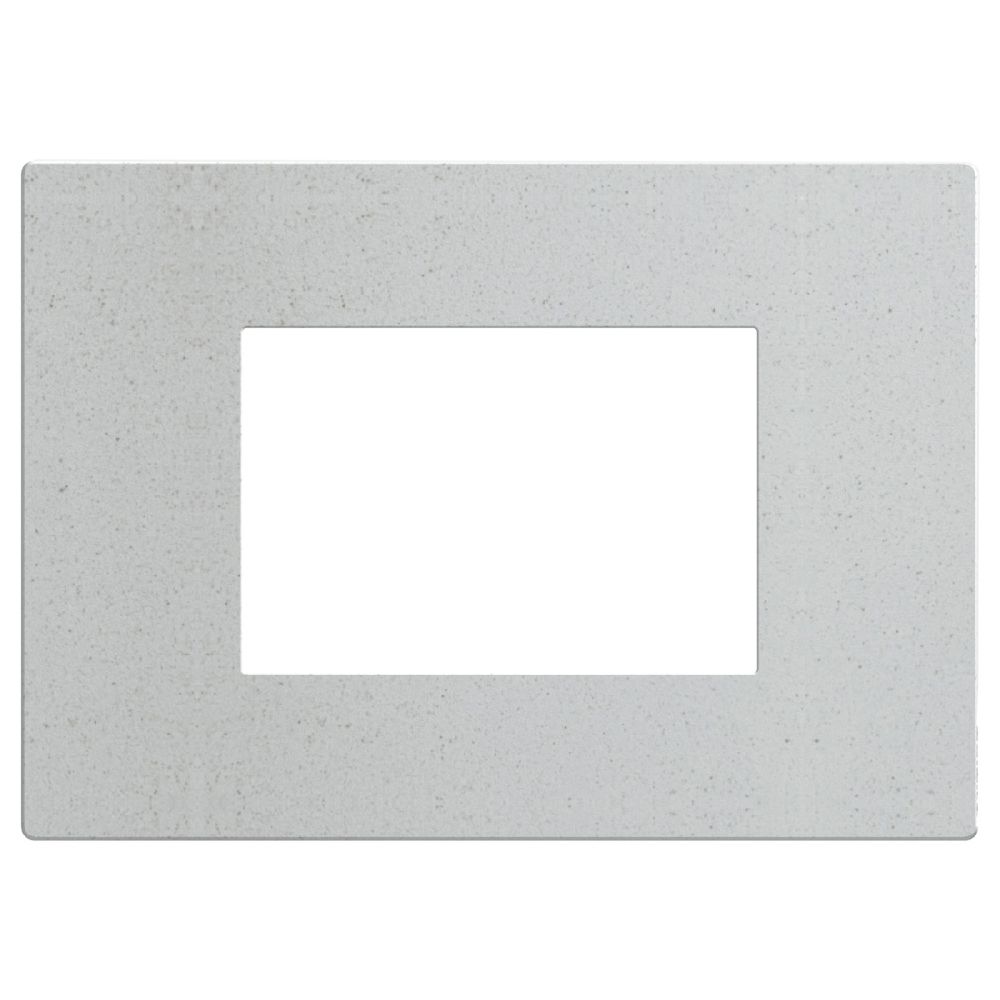 BTICINO - cover plate 3 modules White MIca Light Now YA4803WM