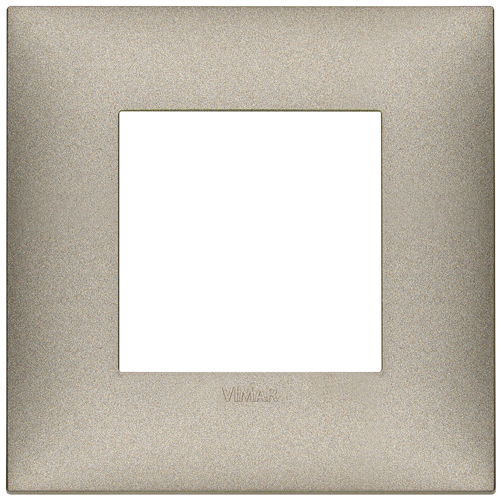 VIMAR - 09662.23 cover plate - 2 centered module matt titanium color NEVE UP
