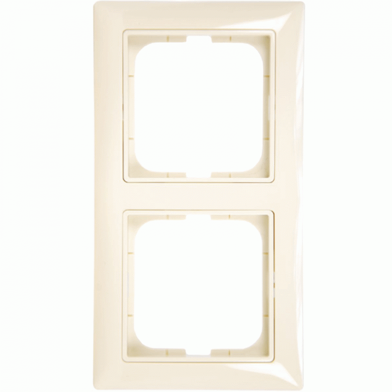 ABB - 2CKA001725A1485 Рамка двойна ABB Basic55 КРЕМ