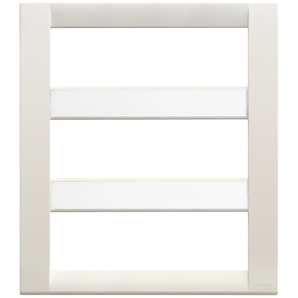 VIMAR - 16749.04 - Classica plate 18M techn. Idea white