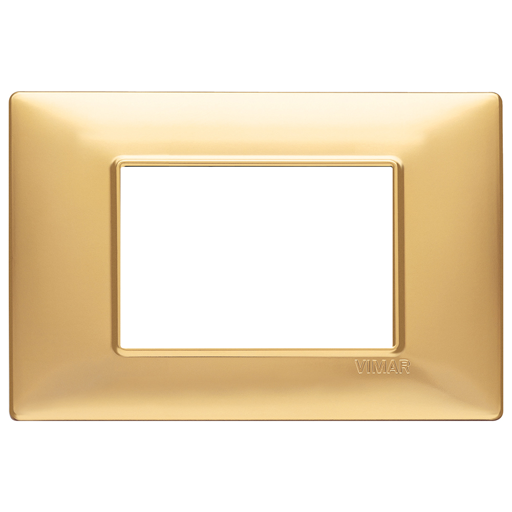 VIMAR - 14653.25 - Plate 3M techn. matt gold