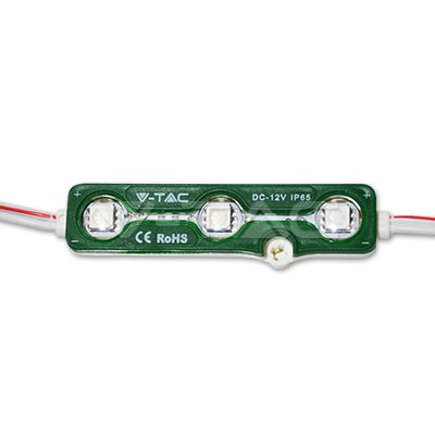 V-TAC - LED Module 3SMD Chips SMD5050 Green IP65 SKU: 5119 VT-50503