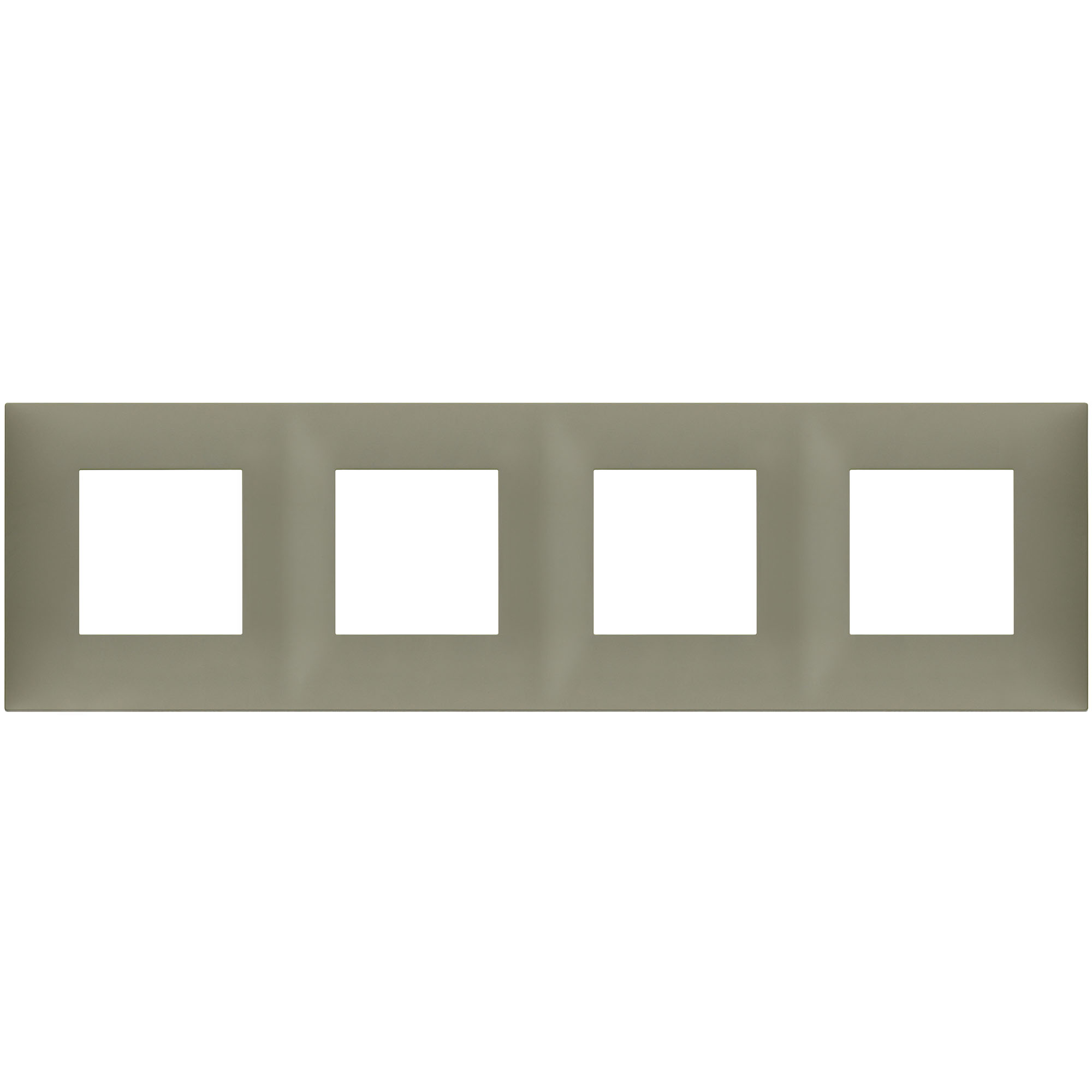 VIMAR - 09668.13 cover plate - 2+2+2+2 horizontal/vertical installation modules matt clay color NEVE UP