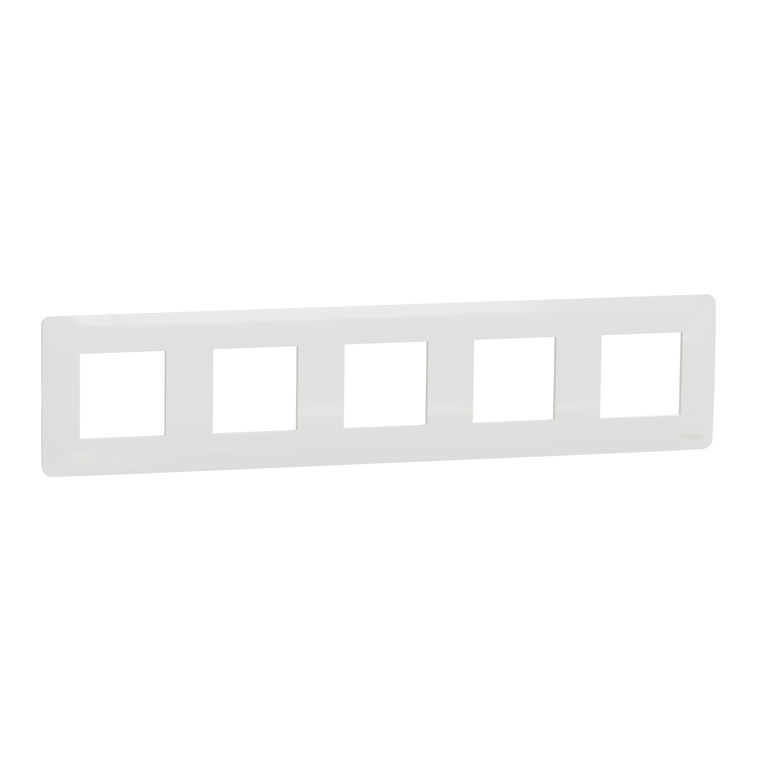 SCHNEIDER ELECTRIC - NU201018 cover frame - 5 gangs - 5 x 2 modules - white