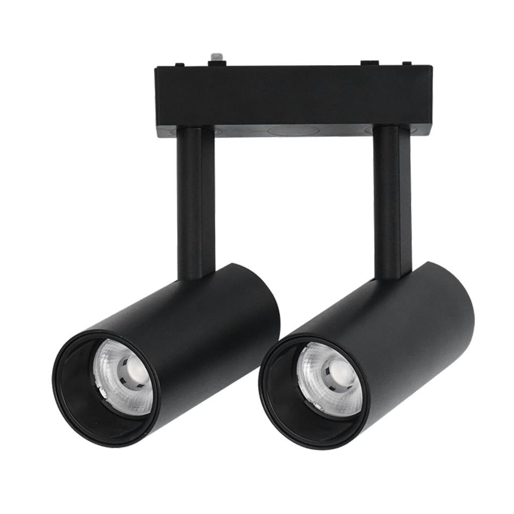 ULTRALUX - LED body magnetic linear black spot dual 2X10W 24° CCT 48V DC LMST1S210CCT