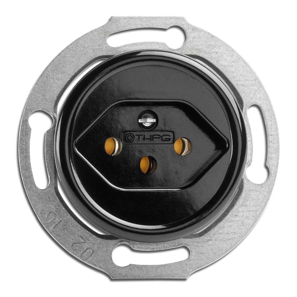 THPG - Outlet swiss version 10А type 13 bakelite black 100940