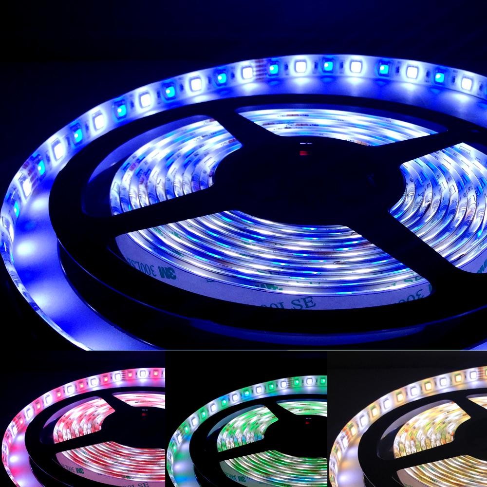 ULTRALUX - PN5084RGBW LED flexible strip SMD5050, 20W/m, RGB+warm white ...
