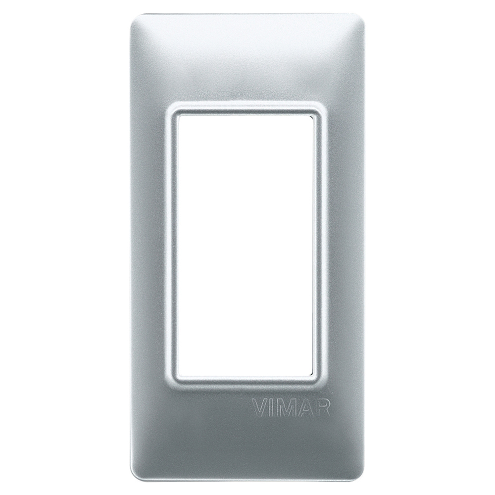VIMAR - 14666.20 - Plate 1Mpan techn. matt silver
