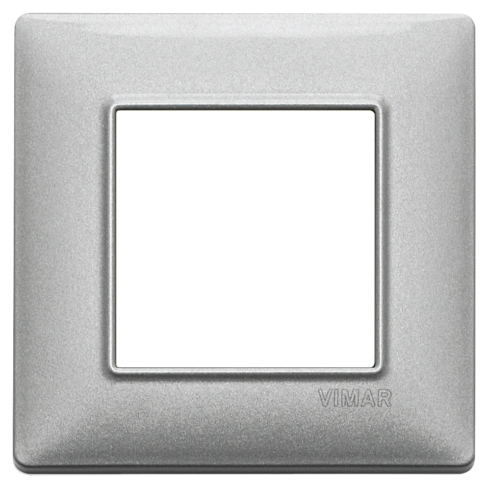 VIMAR - 14642.71 - Plate 2M metal Silver