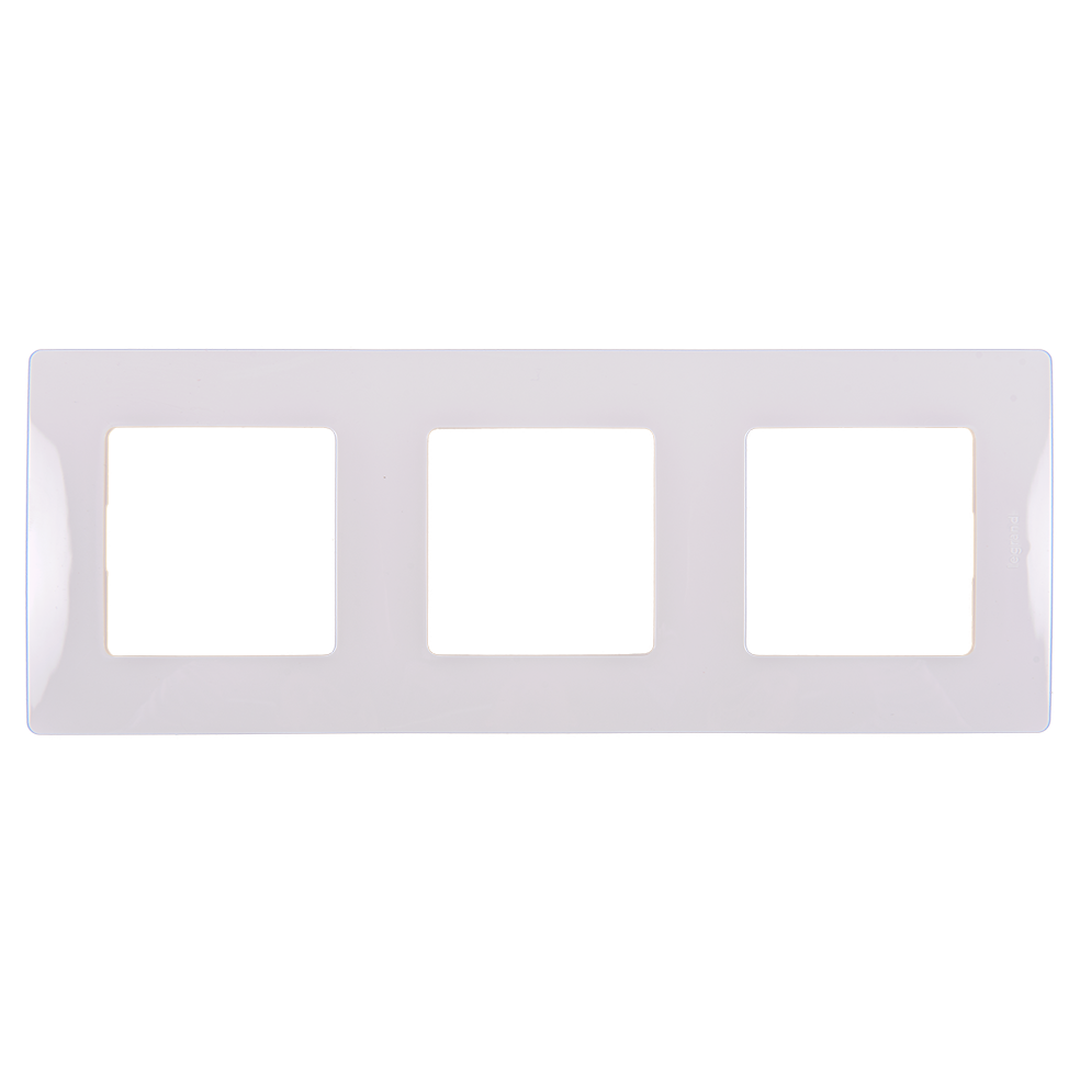 LEGRAND - 6 650 03 Plate Niloé - 3 gang - white