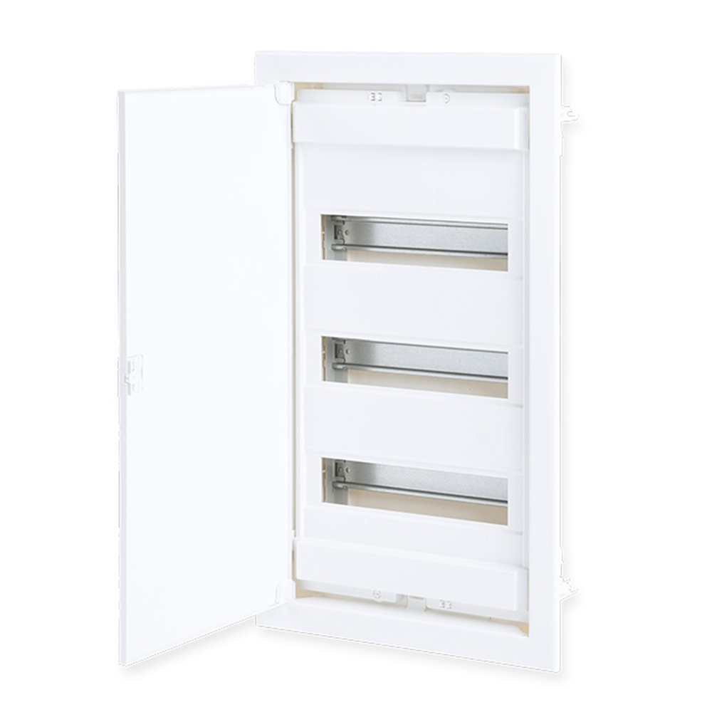 ACA LIGHTING - FLUSH MOUNTING 36+6 MODULES 3 ROWS WHITE DOOR 282U36ES