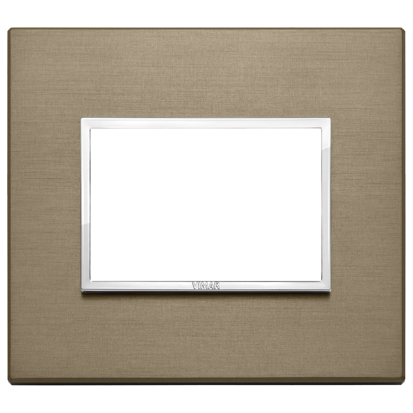 VIMAR - 21653.05 - Plate 3M aluminium dark bronze