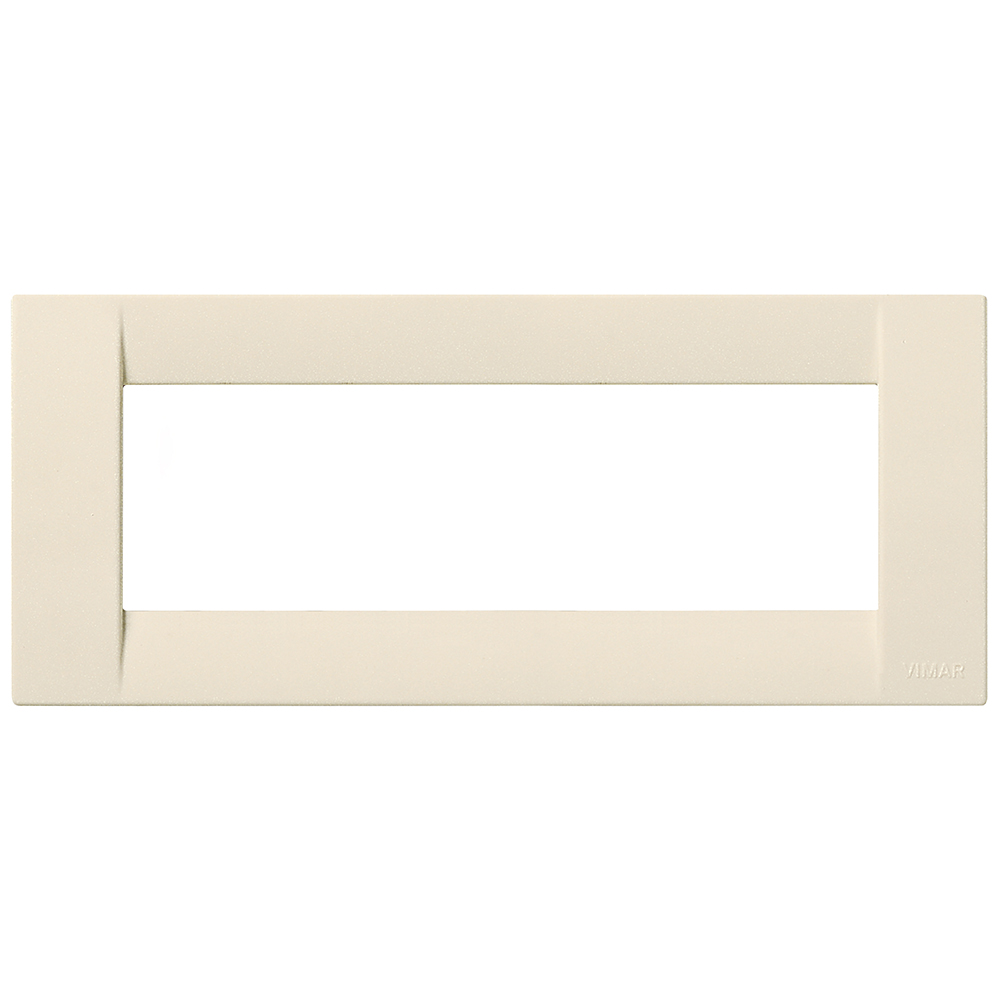 VIMAR - 16746.D.04 - Classica plate 6M Silk Idea white